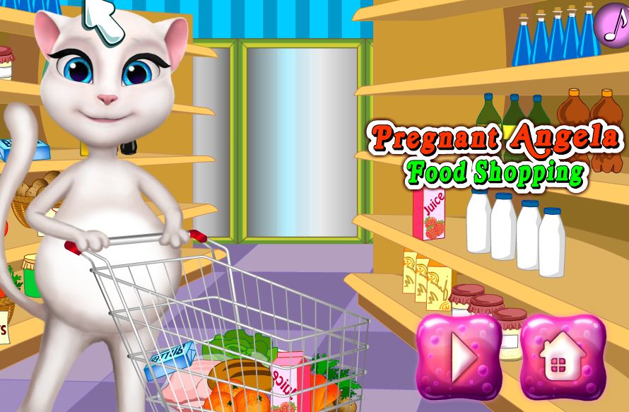 123peppy Pregnant Angela Shopping