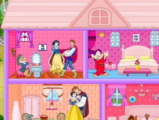 Princess Snow White Wedding Doll House