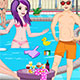 Descendants Pool Party Cleaning