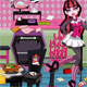 Draculaura Messy Kitchen Cleaning