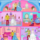 Princess Cinderella Wedding Doll House